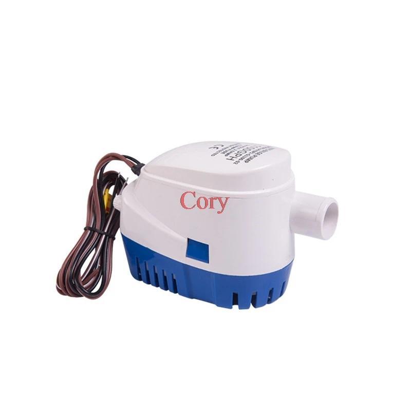 1Pc DC 12V/24V 1100GPH Automatic bilge pump,miniature submersible boat water pump,electric pump for 
