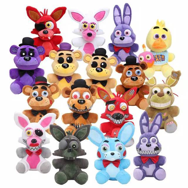 sale Boneka bonnie foxy chica nightmare five nights at freddy gator foxy bonnie FNAF