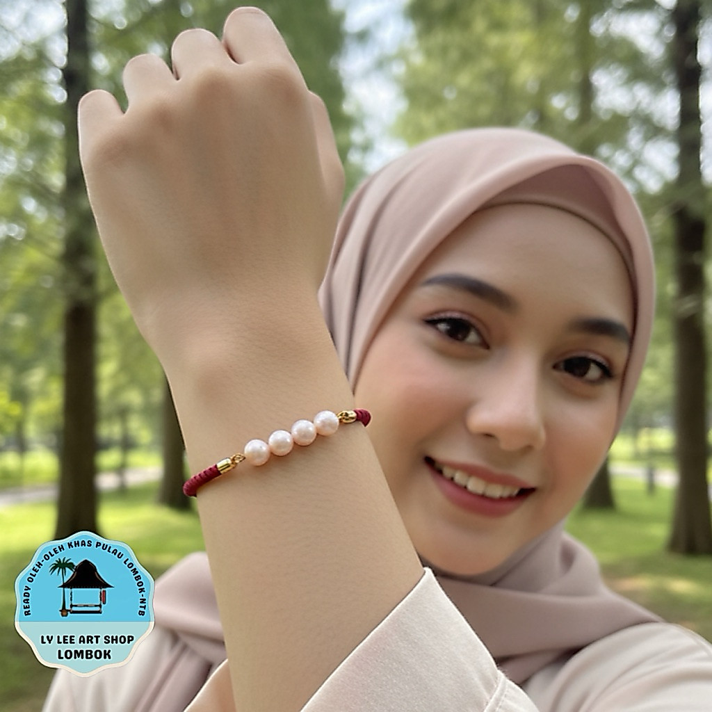 Gelang serut mutiara lombok