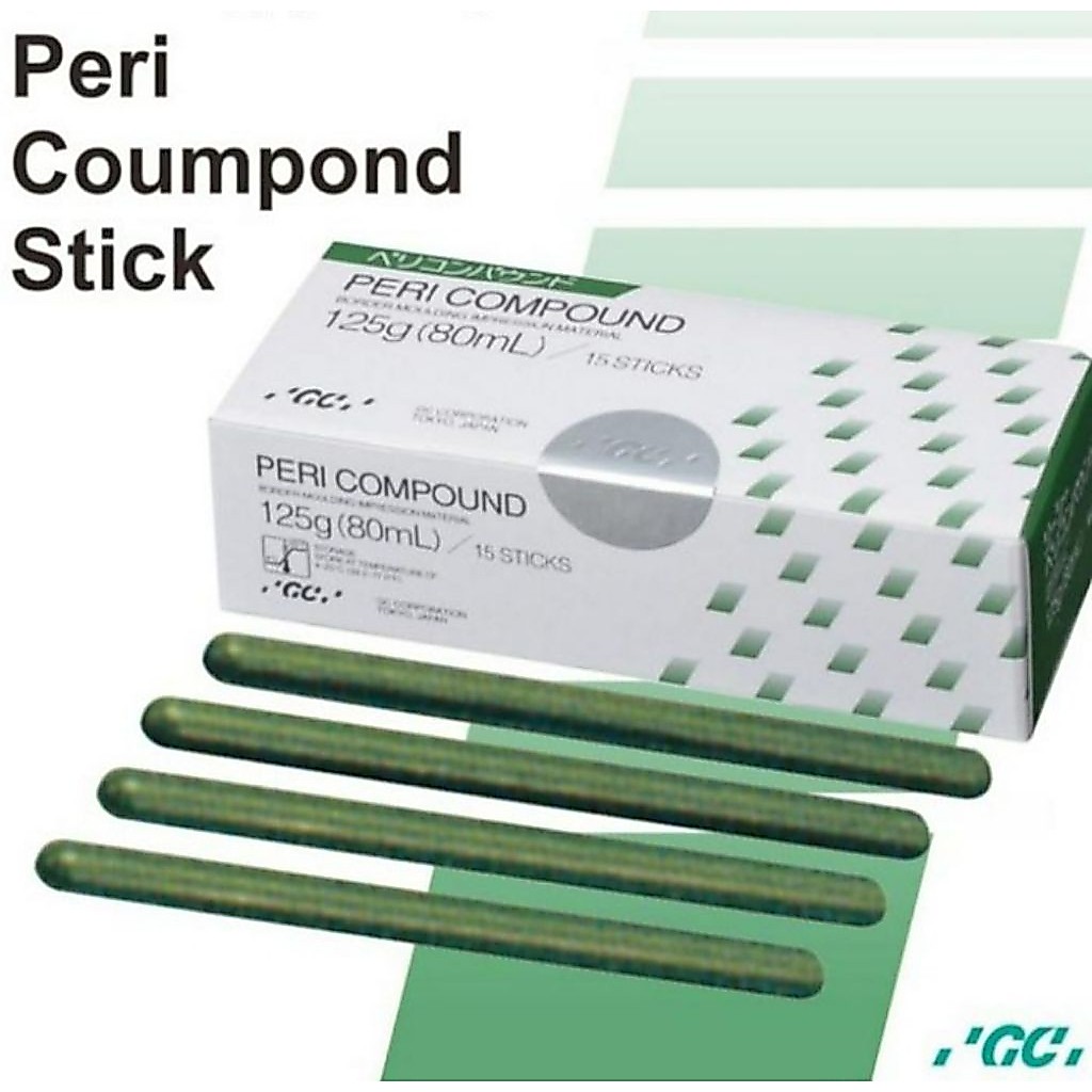 GC Peri Compound Green Stick Satuan / Dental Wax Stick Hijau GC Japan & Maarc India Stick