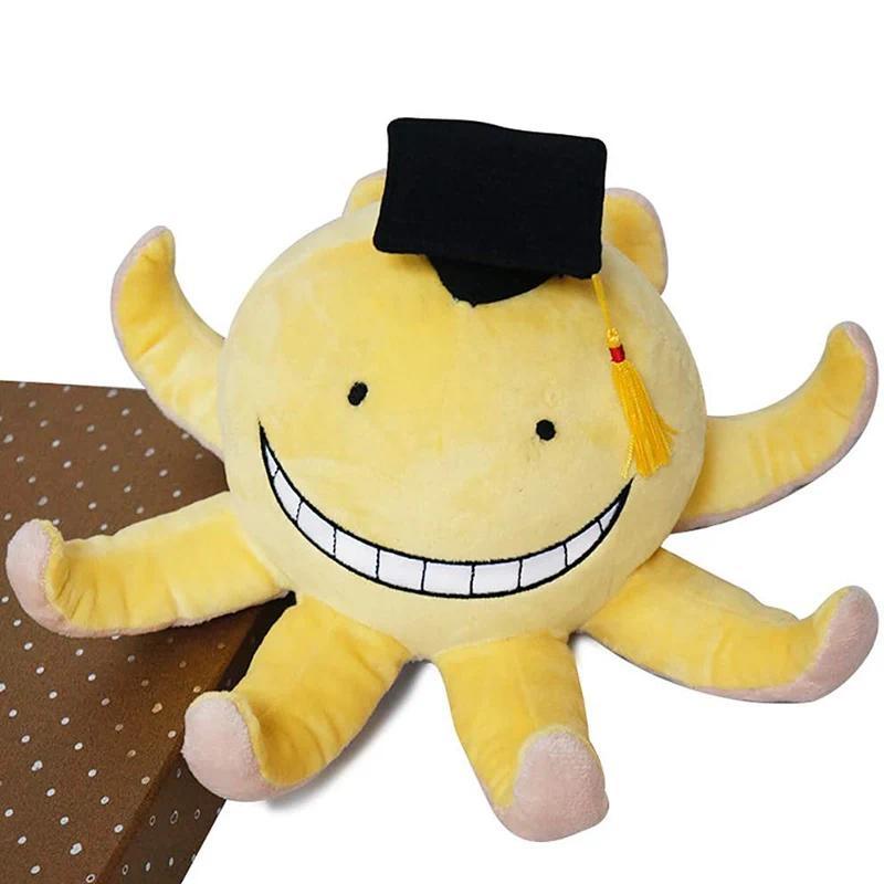 15cm Octopus Plush Doll Cartoon Assassination Classroom Koro Sensei Teaer Plushie Stuffed Toy Mini S