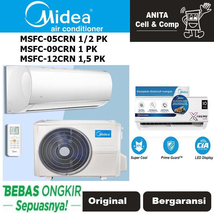 AC MIDEA MSFC-05CRN 1/2PK, MSFC-09CRN 1PK,MSFC-12CRN 1,5PK + PASANG - 1/2pk, No.Pasang