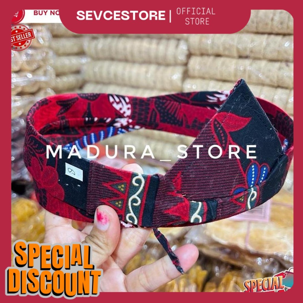 Udeng Sakera / Udeng Khas Madura Asli (Size Anak Anak Sampai Dewasa) Cod US