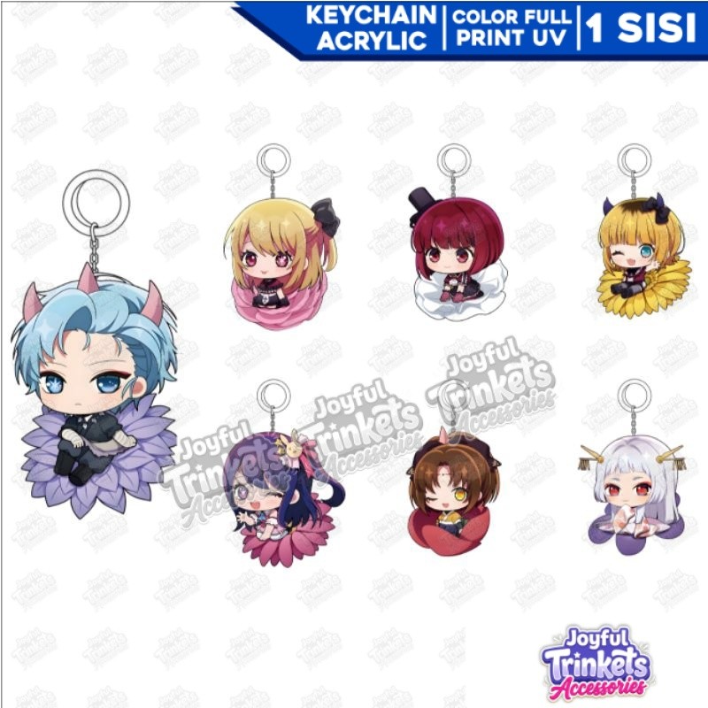 Oshi No Ko Acrylic Keyring / Gantungan Kunci Akrilik Anime Oshi No Ko - Joyful Trinkets Accessories