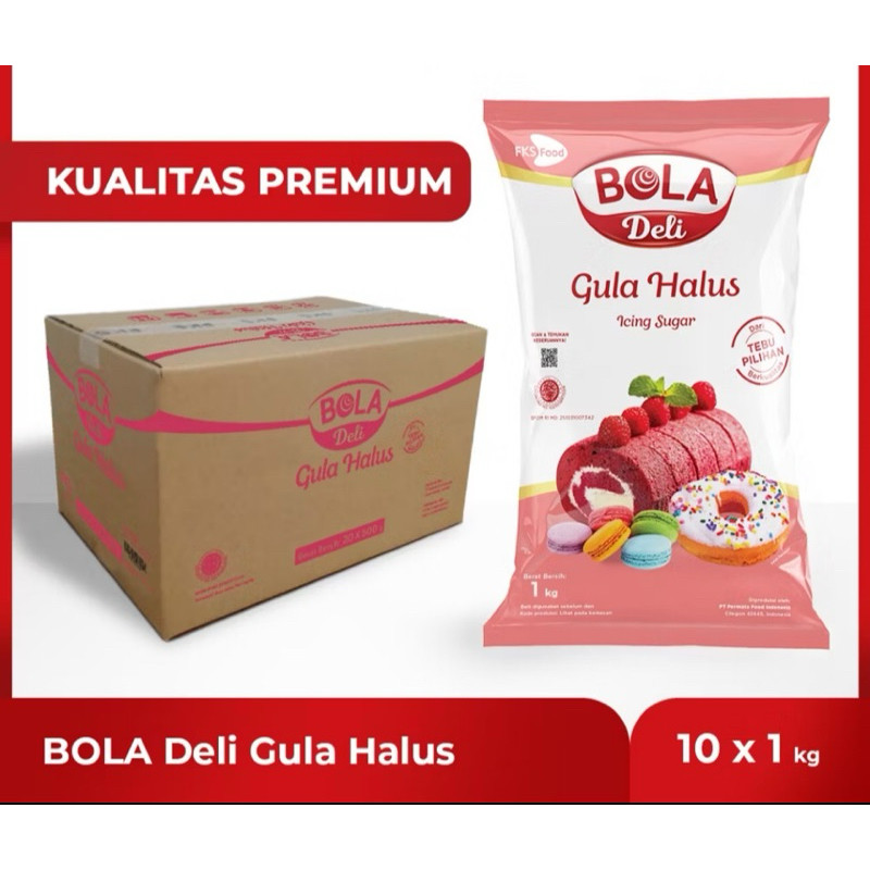 GULA HALUS BOLA DELI 1 karton