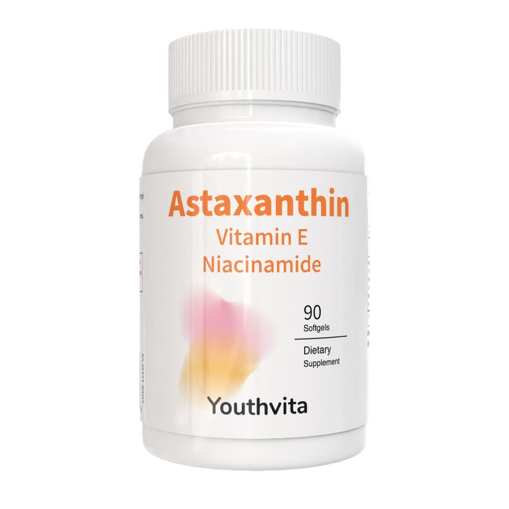 Astaxanthin 12mg suplemen, 90 softgels
