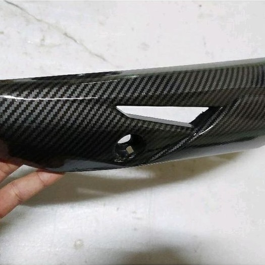 "New" TUTUP KNALPOT BEAT ESP CARBON 2017-2019 /tutup knalpot beat esp carbon / tameng knalpot beat