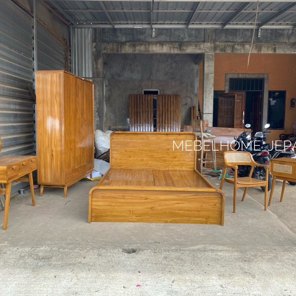set kamar minimalis kayu jati,set kamar kayu jati termurah,