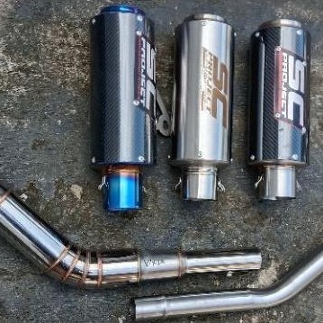knalpot racing SC Project R15/Vixion/Xabre/Gsx/cbr 150r/cb 150r/full system Sc project