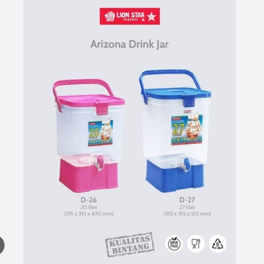 LION STAR ARIZONA DRINK JAR