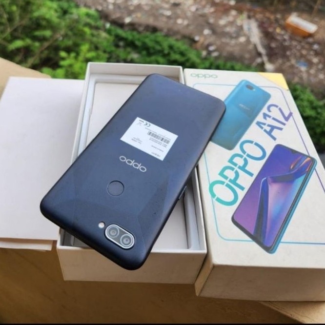 oppo a12 ram 3/32 fullset second