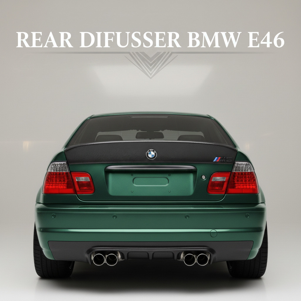 DIFFUSER BMW E46 M3 BODYKIT BMW E46 BUMPER BEMPER BUMPER BEMPER