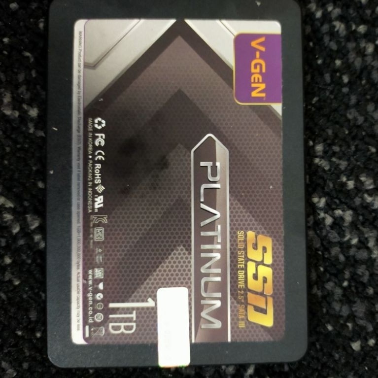 SSD second 1tb, SSD VGEN PLATINUM