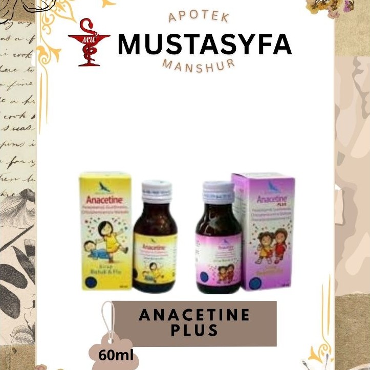 ANACETINE Syrup batuk dan flu 60 ml