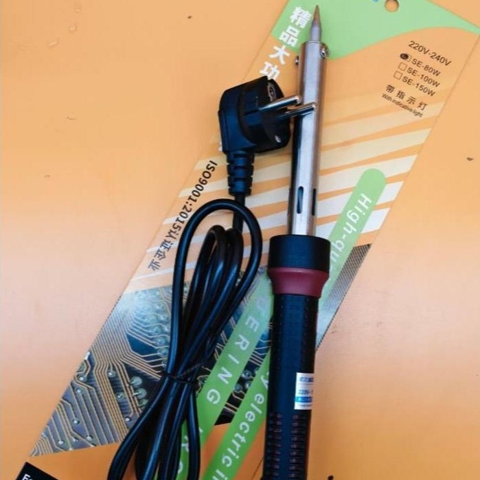 SOLDER IRON 80WAT MATA SOLDER TEMBAGA MURNI 80 WATT ASLI IRONIC