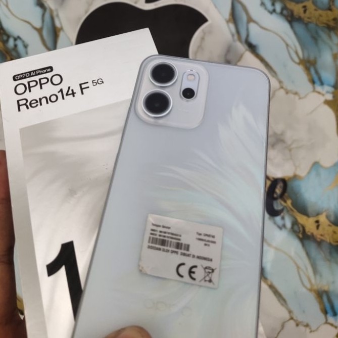 oppo reno 14f 5G Ram 8GB Internal 256GB HP Second Seken Bekas Fullset [ORI] hp murah