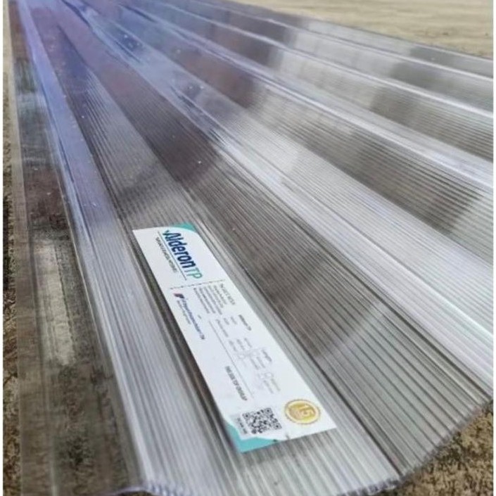 Skylight Atap Alderon Transparan Translucent Bening