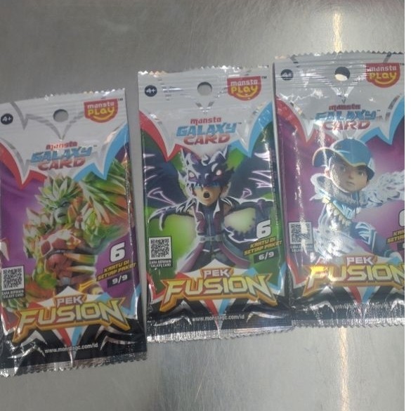 Monsta Galaxy Card Boboiboy Pek Fusion ID