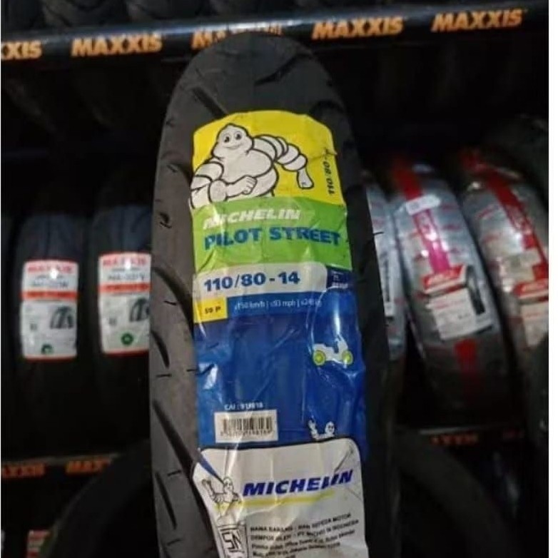 PROMO!!! ban depan motor aerox,VARIO160 ukuran 110/80-14 tubles merk Michelin