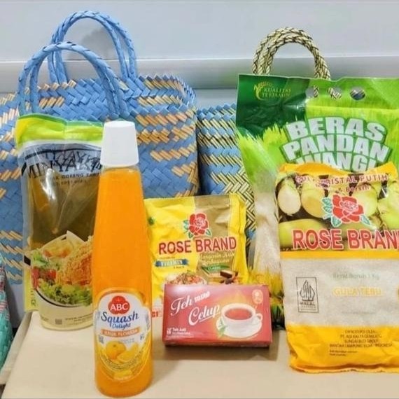 sedekah sembako munggahan Paket sedekah paket sembako paket munggahan paket sembako tas anyaman semb