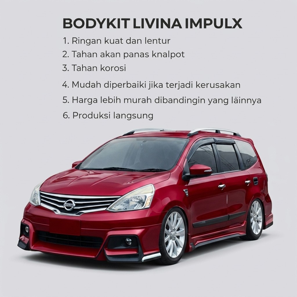 BODYKIT NISSAN GRAND LIVINA IMPUL  BODYKIT GRAND LIVINA 2013 2014 2015