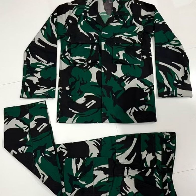 Baju PDL Malvinas Micropoly Ripstok/ PDL Micropoly Warna Gelap/ PDL TNI