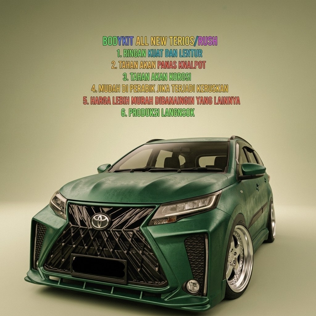DISKON ONGKIR bodykit terios bodykit rush 2018-2025