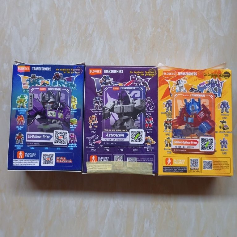 Blokees Optimus Brilian + SG Optimus + Astrotrain