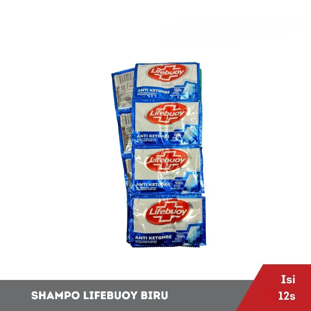 Shampo Sachet Lifebuoy | Shampo Lifebuoy 1 Renceng (12 sachet)