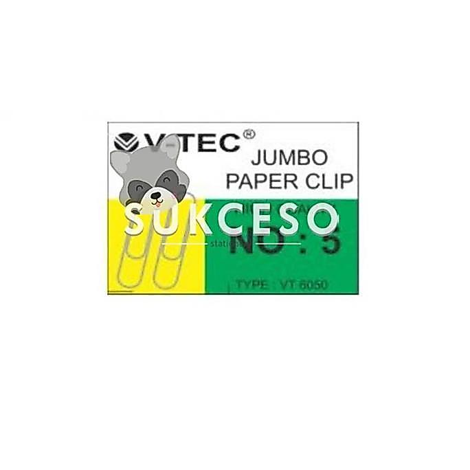 Vtec Trigonal Clip No. 5 Paper Clip Penjepit Kertas Besar 50mm