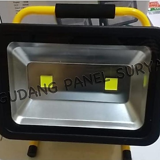 Lampu Sorot Emergency LED 100Watt 100 Watt Portable 2 mata