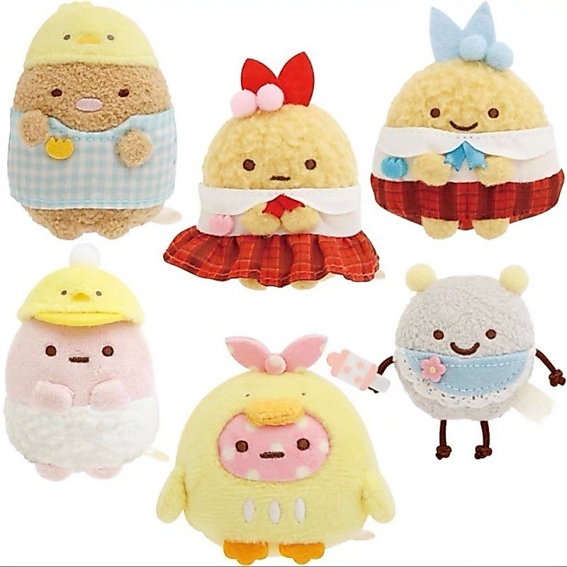 Kawaii Sumikko Gurashi plush toys Keya Outfit ange Amusement Park Series Cartoon SumikkoGurashi Bag 