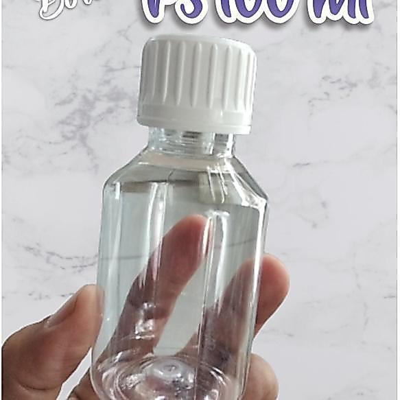 Boto Ps 100 Ml Bening Dan Putih Susu / Botol Untuk Madu - Isi 50 Pcs / Botol