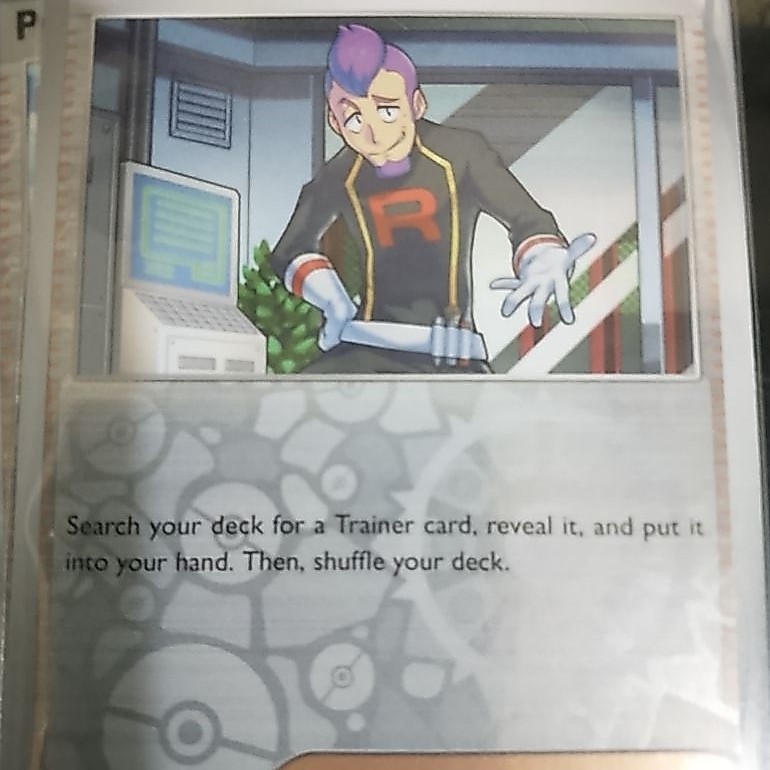 Pokemon Team rocket's Petrel reverse holo en
