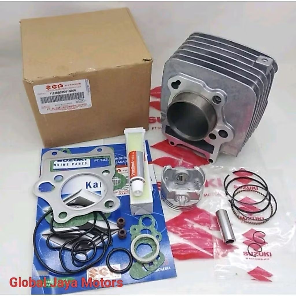 Blok seher komplit Suzuki Shogun 125 Shogun 125 blok+lem+topset Ori