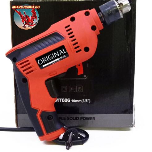 LEMUSHOP Mesin Bor MODEL MAKTEC Besi Kayu Tangan 10mm RF MT60 atau Mesin Bor Listrik  tersedia  mere