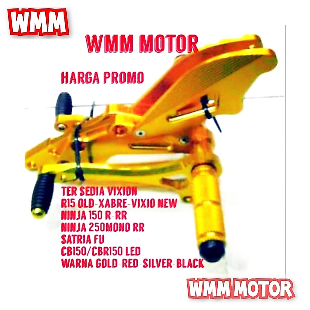 Underbond underbone Silver Gold Merah Hitam CBR 150 LED NINJA 150 R RR VIXION R15 XABRE SATRIA FU