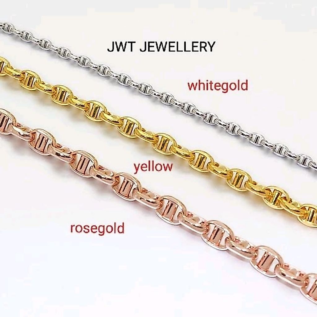 Kalung emas ASLI Herme italy kadar 75%