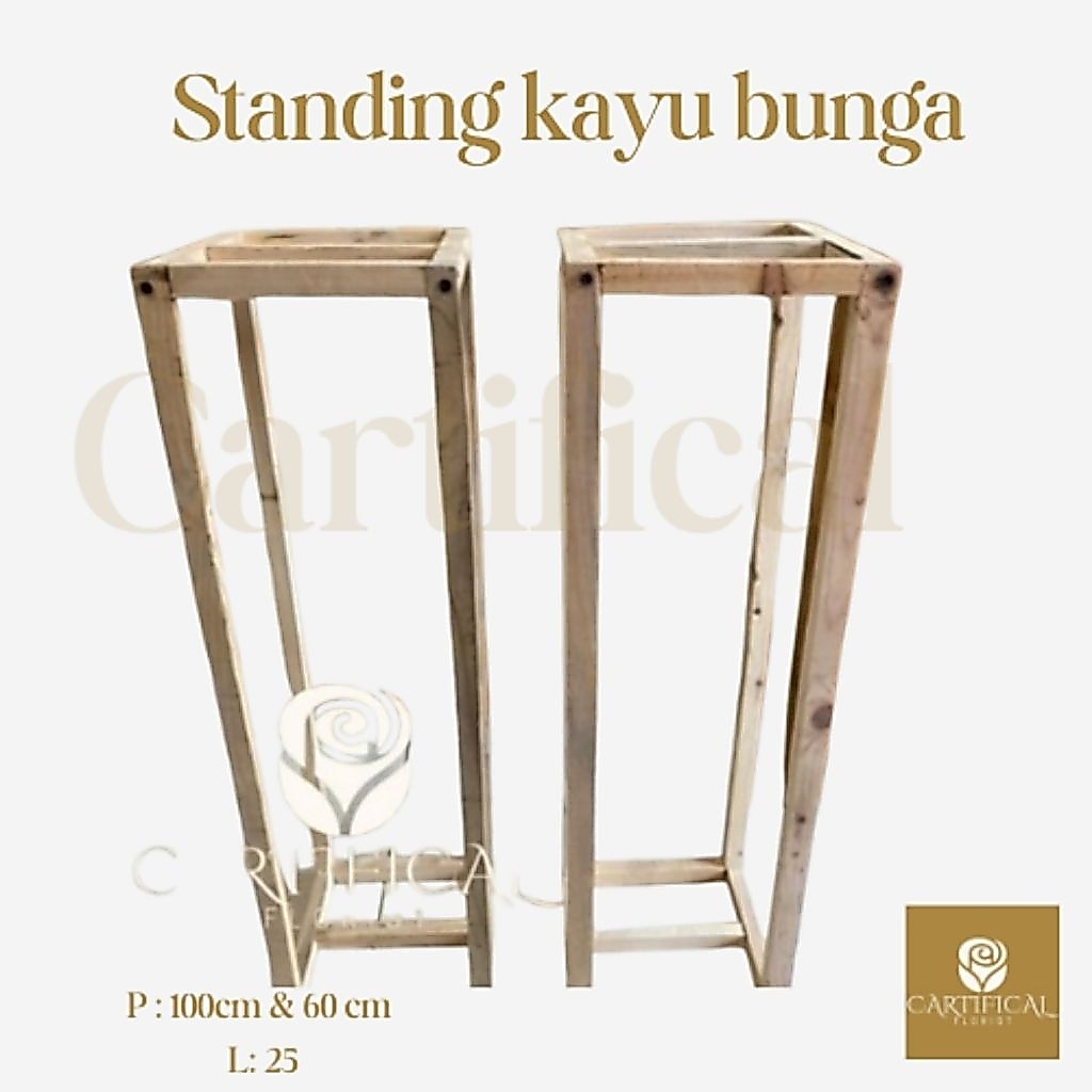 STANDING KAYU FLOWER