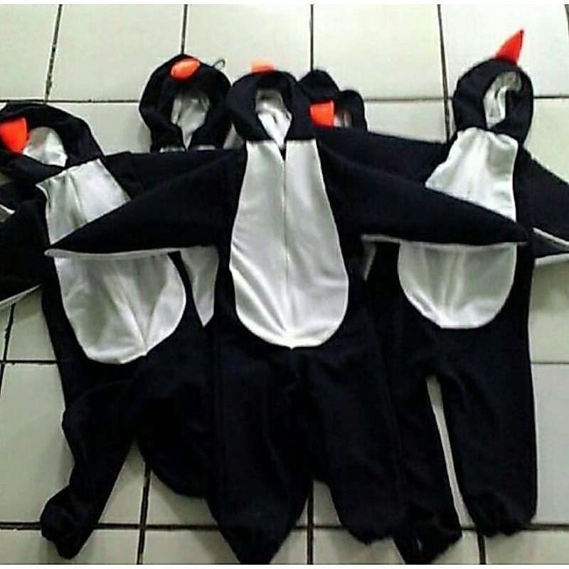 kostum pinguin/baju pinguin/kostum karakter pinguin/baju karakter pinguin