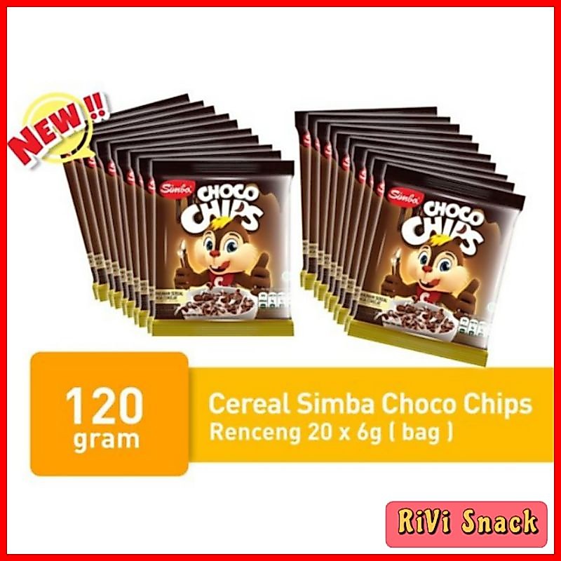 [PROMO] BIJIAN SIMBA CHOCO CHIPS 6GR SATUAN / SNACK SEREAL SIMBA ENAK