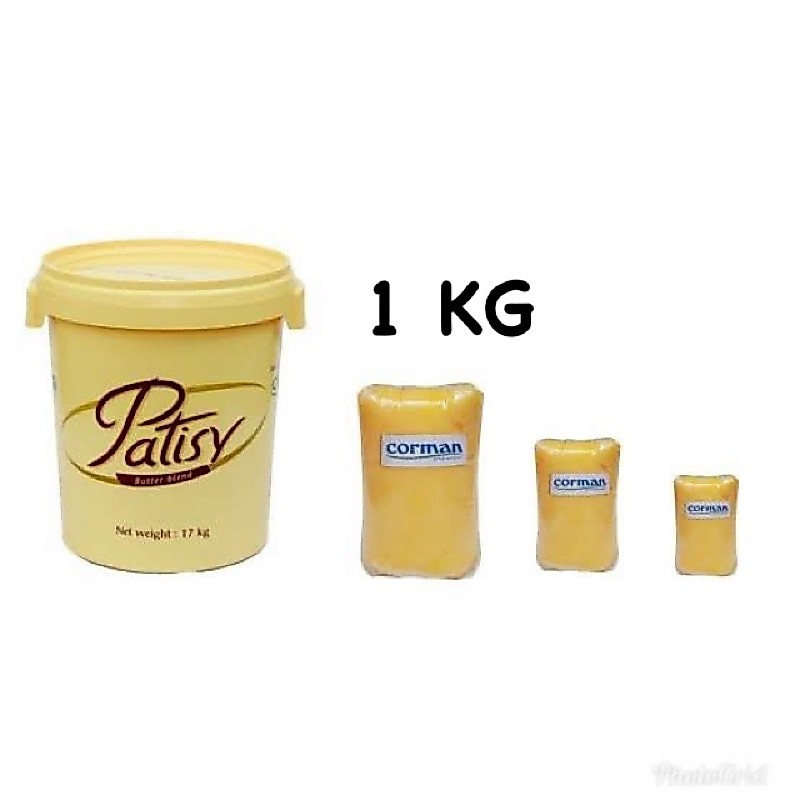 BUTTER MENTEGA CORMAN PATISY BUTTER BLAND 1 KG