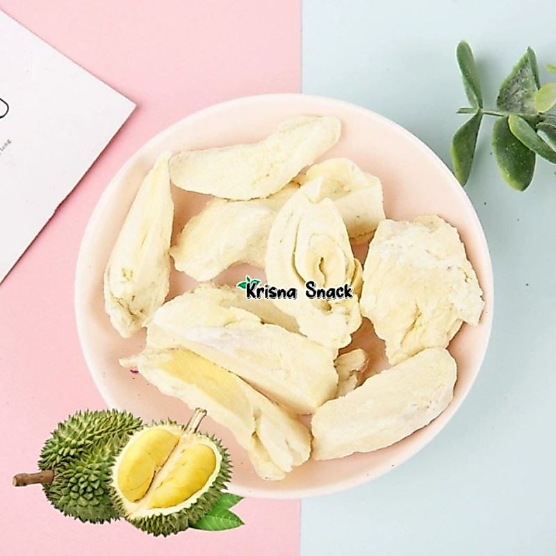 KERIPIK FREEZE DRIED DURIAN MONTHONG 65 GR BANGKOK THAILAND DAGING TEBAL
