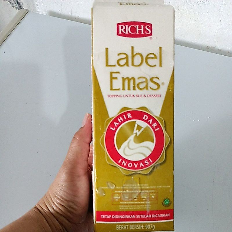 Rich Gold 907gr Label emas