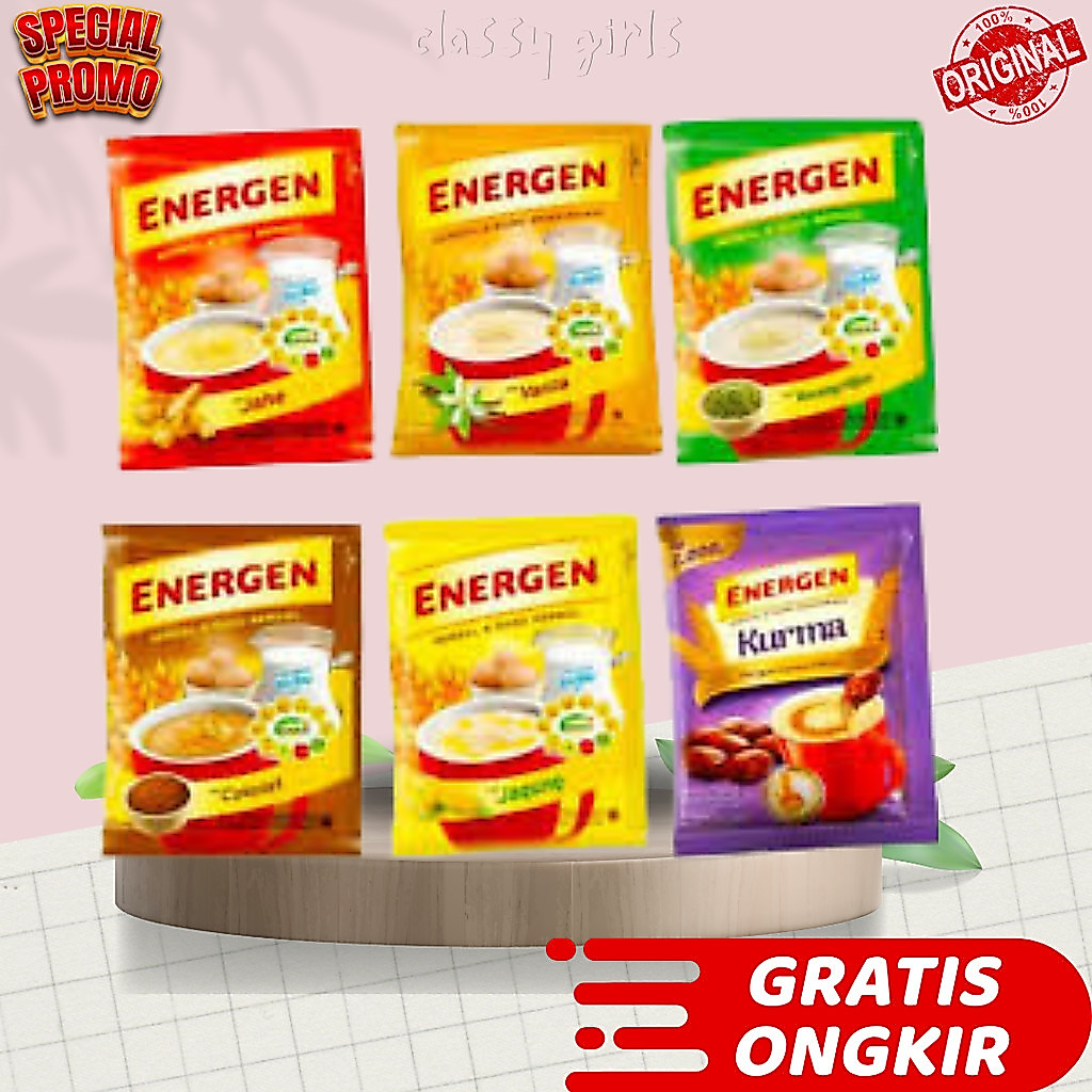 ENERGEN 1 RENCENG ISI 10 SACHET