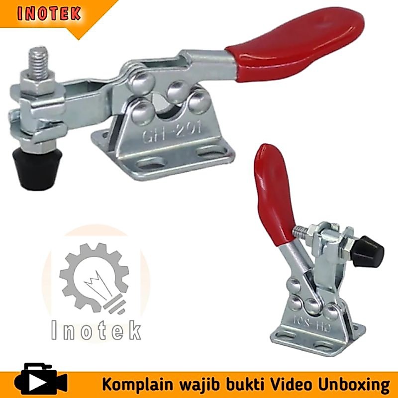 Klem jepit 201 toggle clamp horizontal 27kg