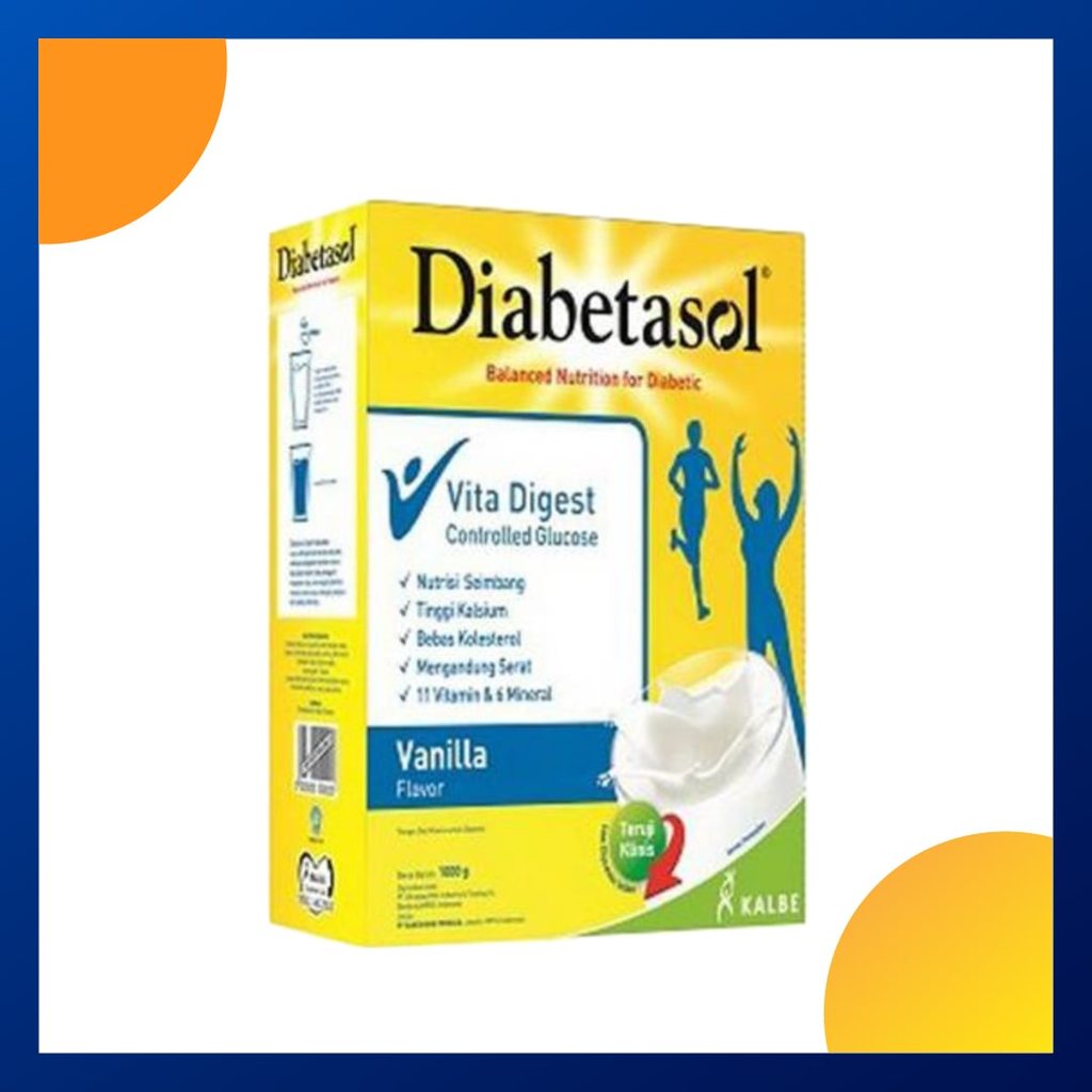 Diabetasol Susu Rasa Vanila 1000 Gram Box