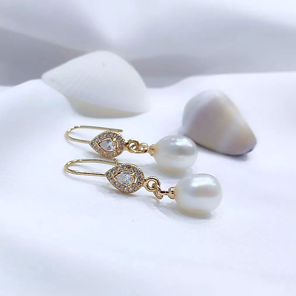 Anting Mutiara Lombok | Giwang Mutiara Asli |Anting Anak |Anting Dewasa Mutiara Asli
