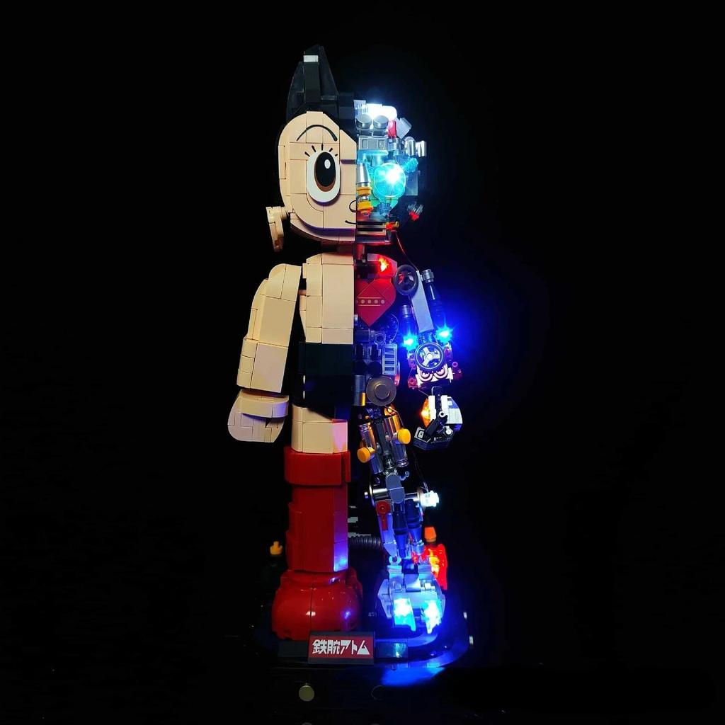 LED Light Kit for Astro Boy Mechanical Clear Ver 86203 Builng Blocks (NOT Include The Model Bricks)