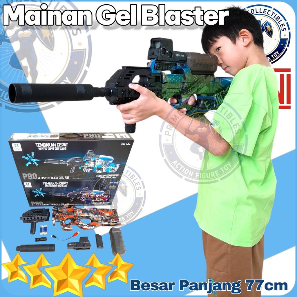 Mainan Edukasi Anak P90 Electric Water Gel Model Grafiti Jumbo